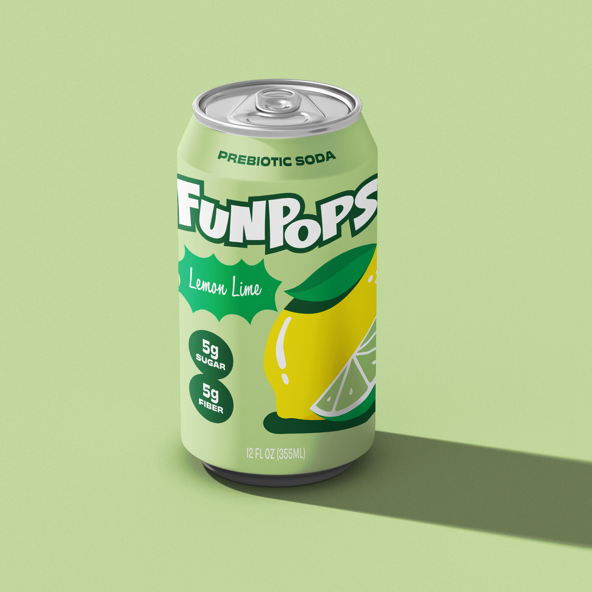 Lemon Lime Prebiotic Soda