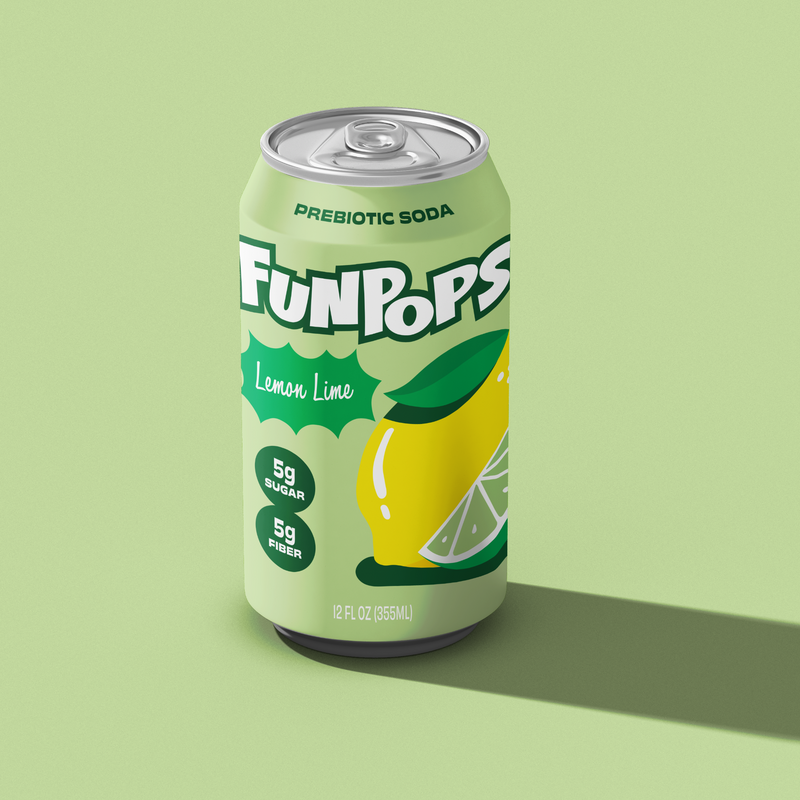 Lemon Lime Prebiotic Soda